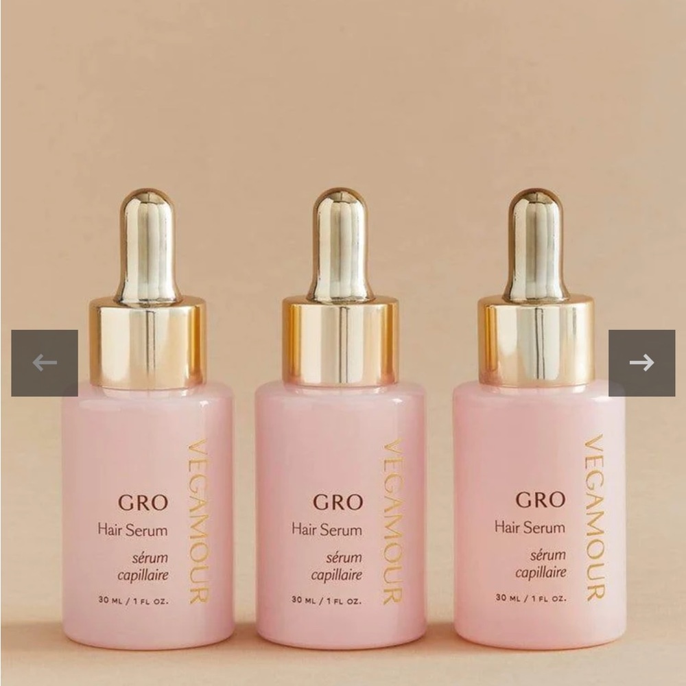 Sealed Vegamour 3 pack GRO hair serum